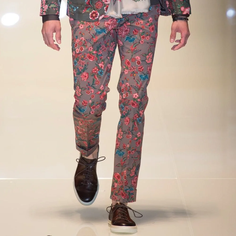 Gucci Men’s Riding Floral Trouser - N.A. Exclusive